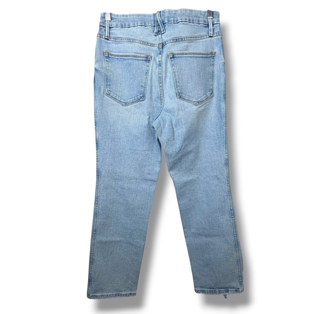 Good American Good Curve High Rise Vintage Inspired Straight Leg Jeans Size 8/29 - Picture 4 of 7